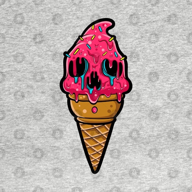 ice cream skull by Behold Design Supply